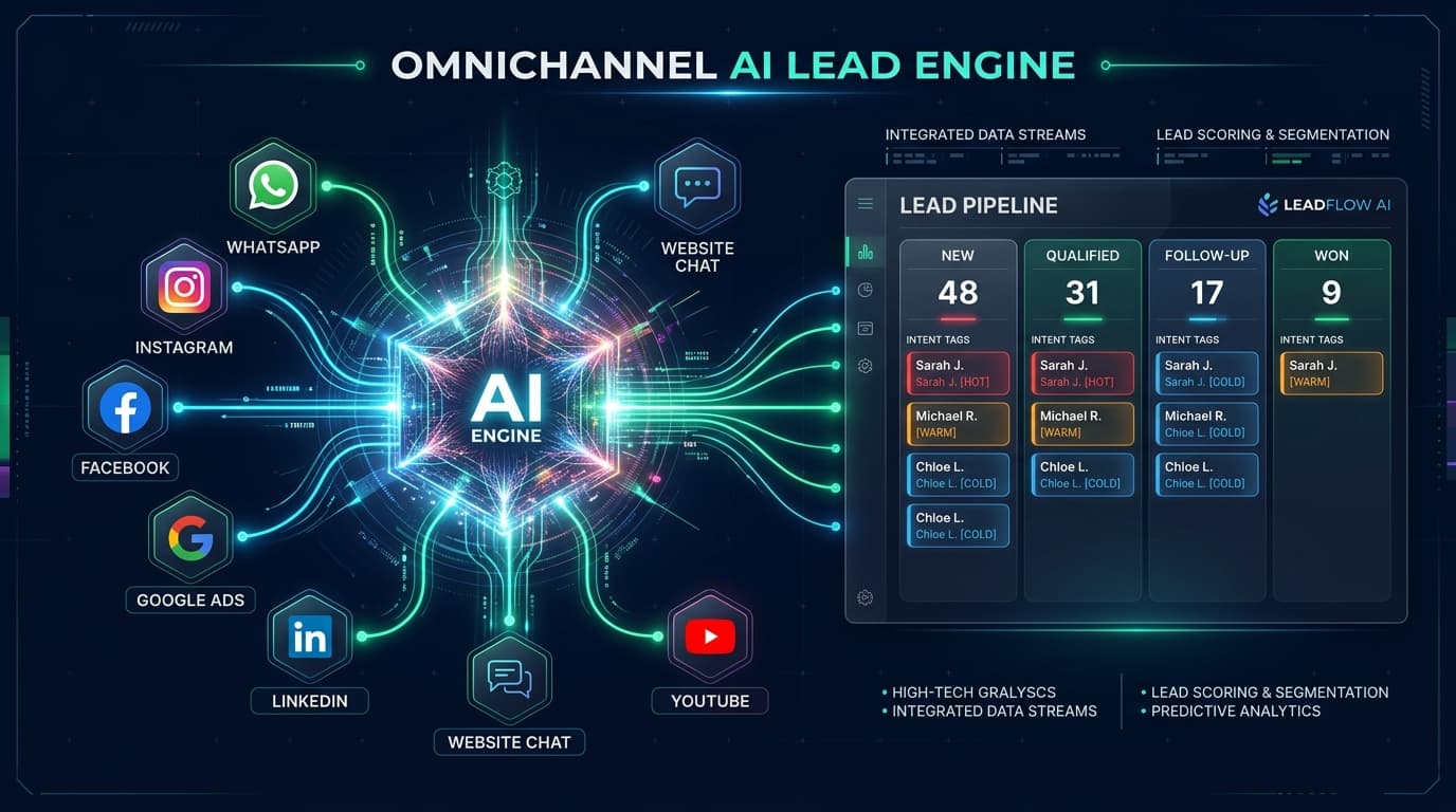 Omnichannel AI Lead Engine Architecture - VMC Media